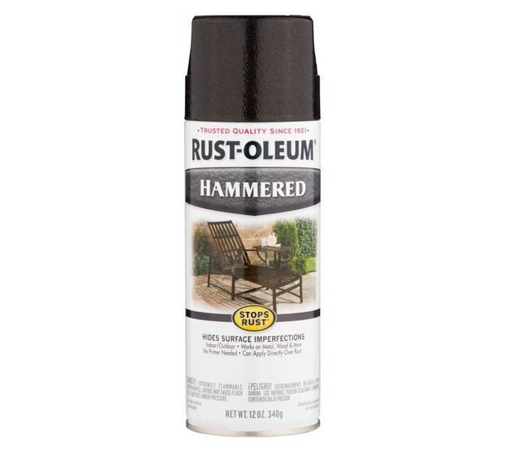 Rust-Oleum Spray Paint Stops Rust - Hammered Black (340g)