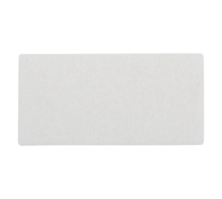 Safe Top Adhesive Felt Pad Rectangular - White (50 x 100 x 1 Pad)