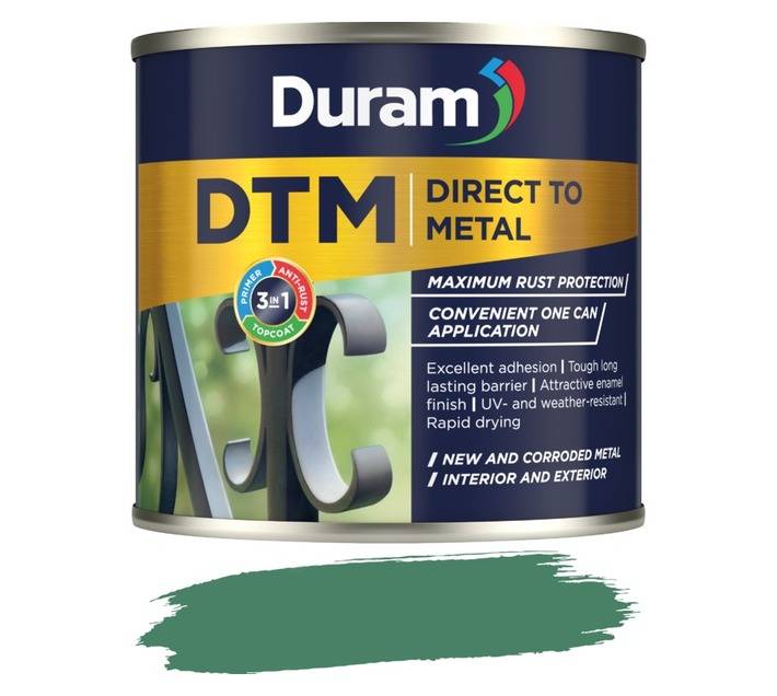 Duram DTM Hammered - Metallic Green (250ml)