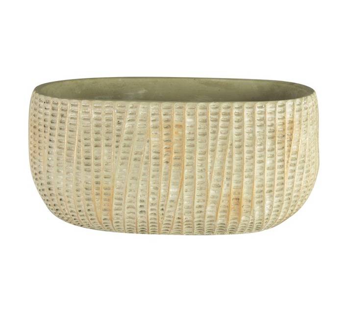Ter Steege Feico Boat Pot - Shiny Mint (280 x 150 x 130mm)
