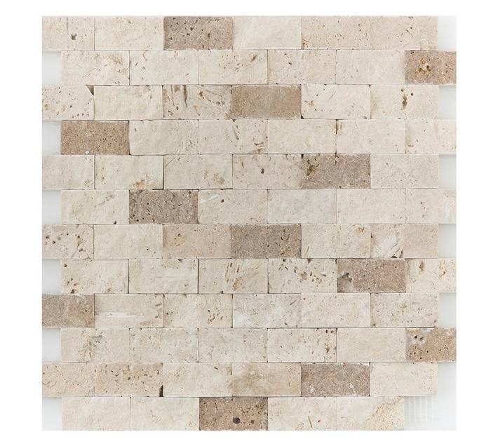Fired Earth Mosaic 2 Clear Mix - Split Face (3 Pack)