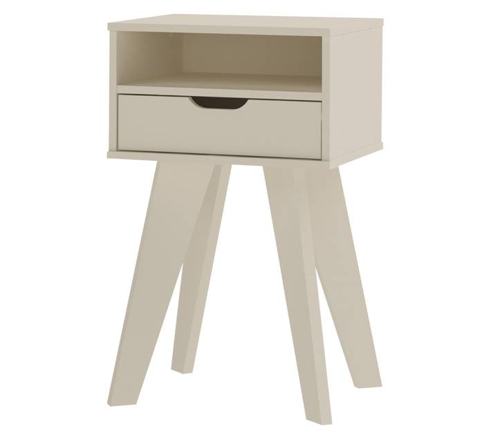 Click Furniture VIP Side Table - Off White (350 x 444 x 728mm)