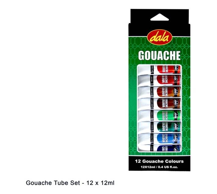 Dala 12 Piece Gouache Paint Set (12ml)