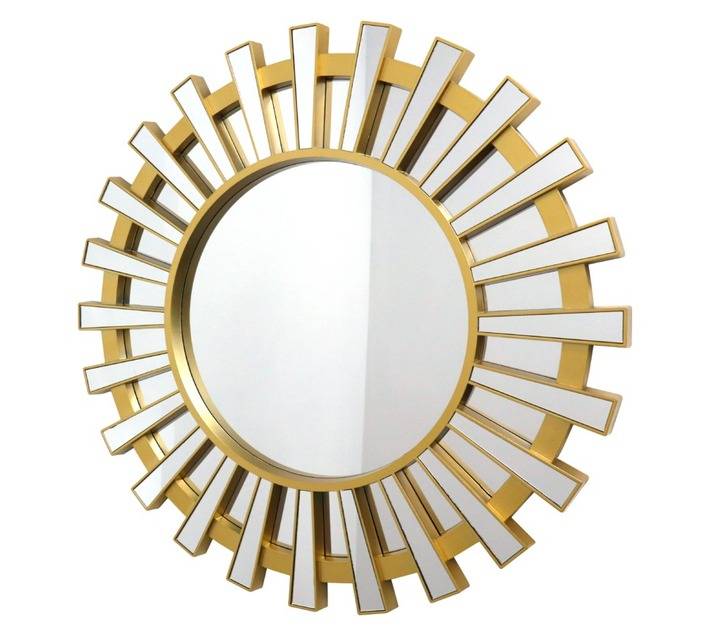 Design House Ornate Mirror - Gold (660 x 660mm)