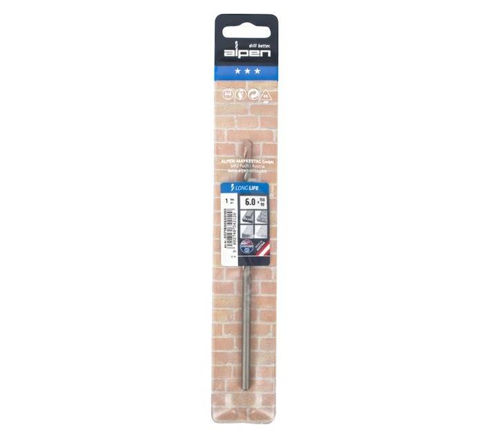 Alpen Long Life Masonry Drill Bit (150 x 6mm)