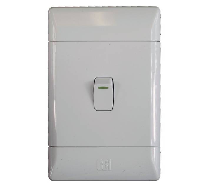 CBI 1Lever 1Way Switch - White