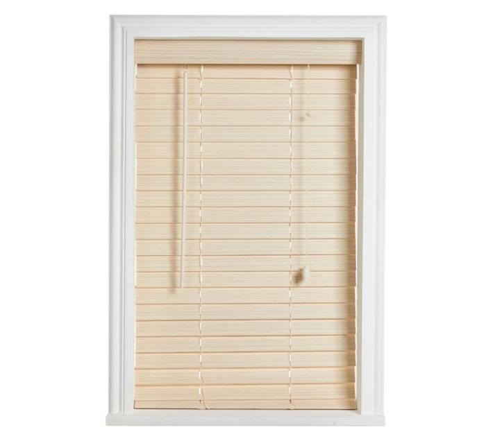 Design House Fauxwood Blind - Lime Wash (1200 x 2200 x 50mm)