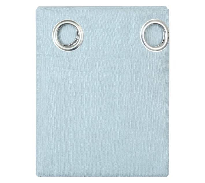 Plain Weave Eyelet Curtain - Duck Egg (2300 x 2230mm)