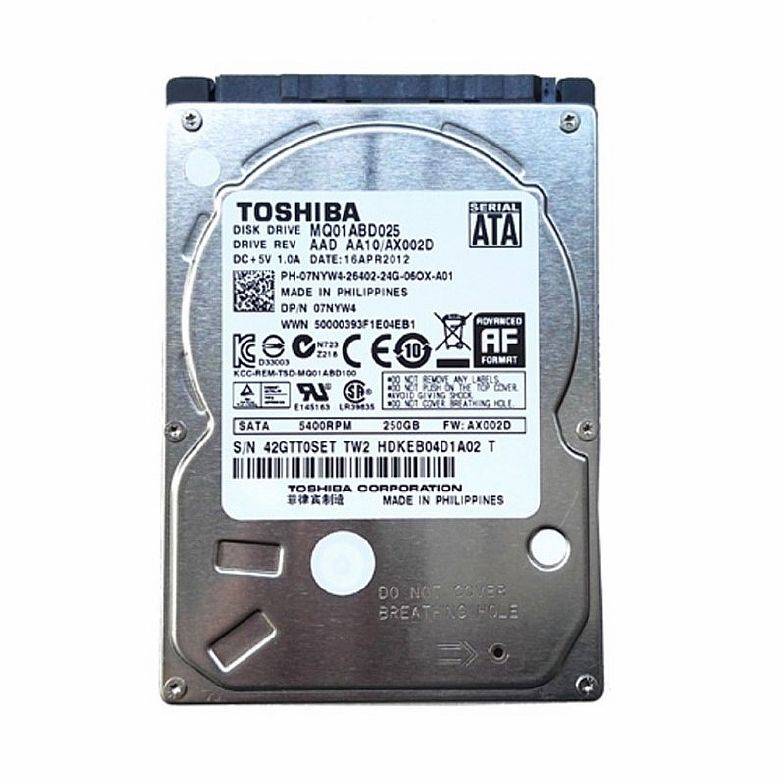 Laptop 250GB Hard Drive - Various Brands