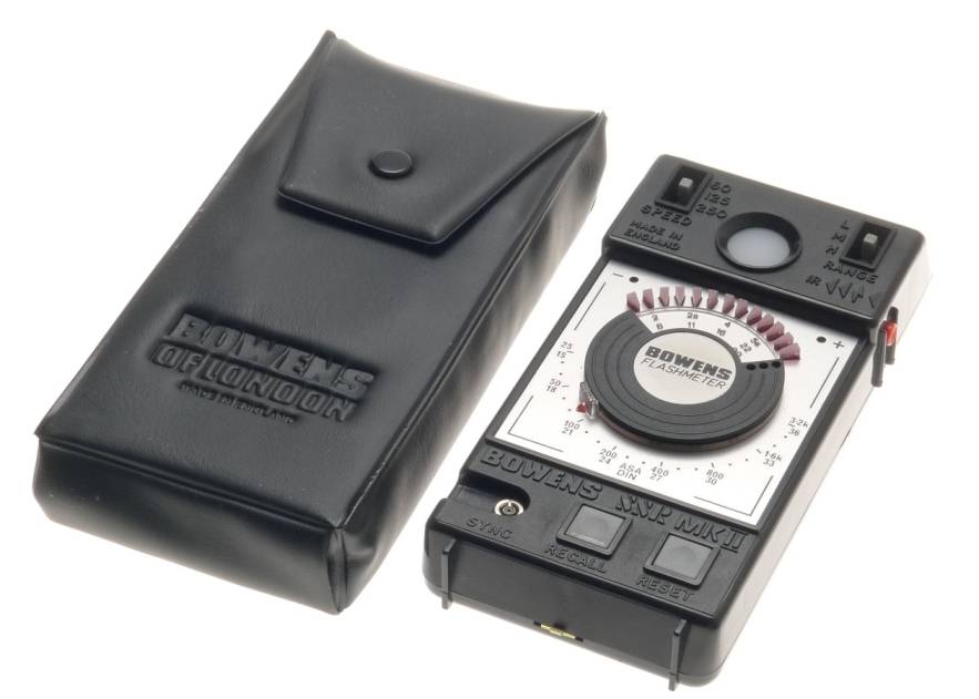 BOWENS SSR MKII FLASH METER INC CASE EXCELLENT CONDITION HARDLY USED IF AT ALL