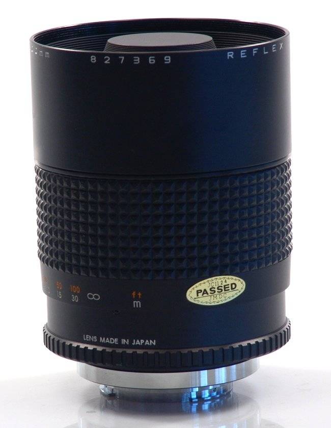 MAKINON REFLEX MIRROR LENS 1:8 f=500mm MACRO CASED EXCE