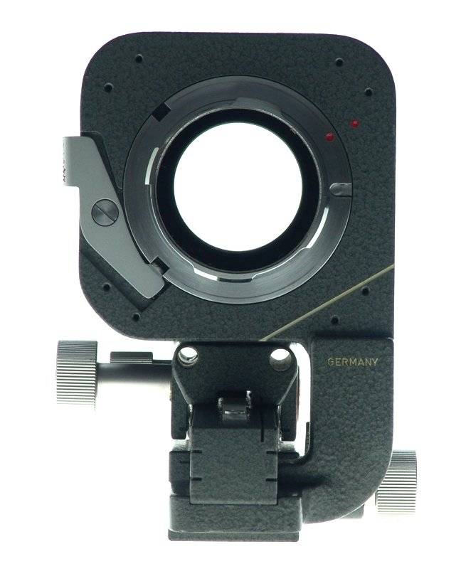 LEICA FOCUSSING BELLOWS HAMMERTONE GREY FINISH LEITZ 16558 ADAPTER VISOFLEX EXEL