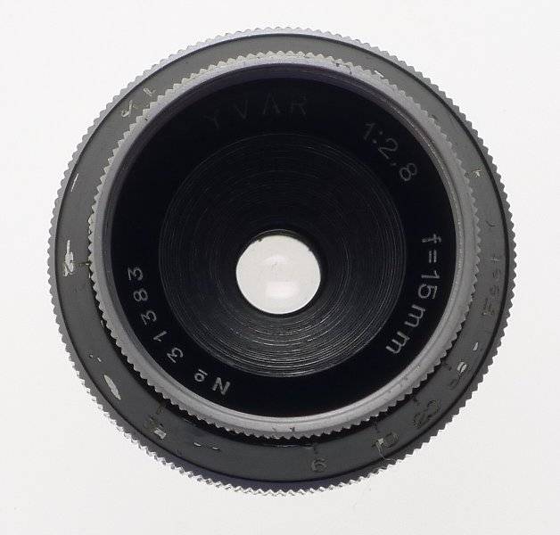 YVAR 2.8 f=15mm BOLEX H16 LENS 2.8/15mm BLACK FRONT ORIGINAL CAP C-MOUNT RARE