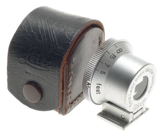 13.5cm BRIGHT LINE CHROME LEICA RANGEFINDER CAMERA VIEWFINDER 135mm SHOOC CASED