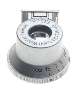 13.5cm BRIGHT LINE CHROME LEICA RANGEFINDER CAMERA VIEWFINDER 135mm SHOOC CASED