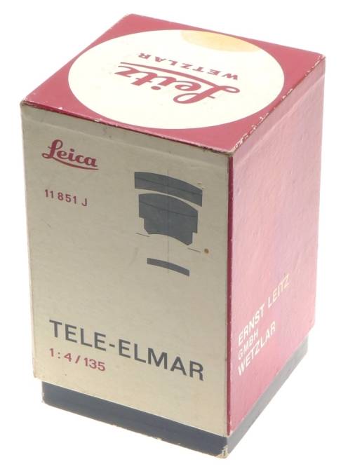 M240 M9-P LEICA TELE-ELMAR 1:4/135 M MOUNT f=135mm CAMERA LENS FITS BOX 11851 J