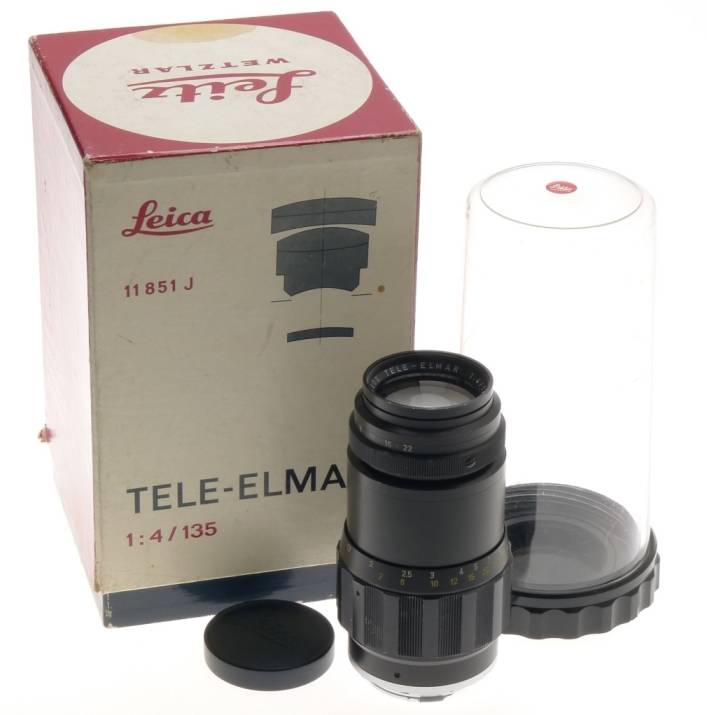 M240 M9-P LEICA TELE-ELMAR 1:4/135 M MOUNT f=135mm CAMERA LENS FITS BOX 11851 J