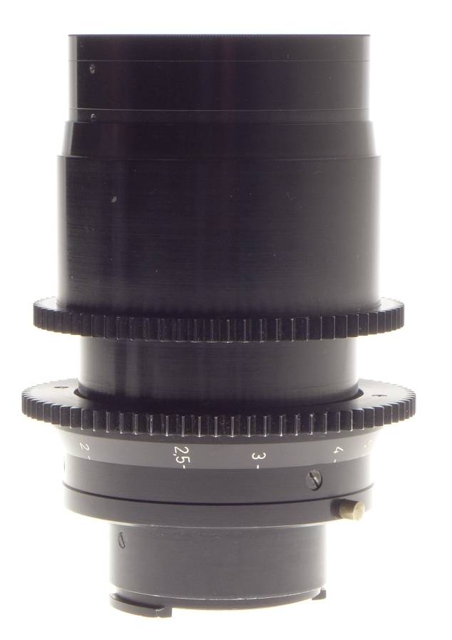 Kinoptik 1:2 f=100mm Apochromat tele camera lens 2/100mm Cameflex hood cap CLA'd