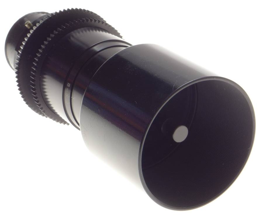 Kinoptik 1:2 f=100mm Apochromat tele camera lens 2/100mm Cameflex hood cap CLA'd