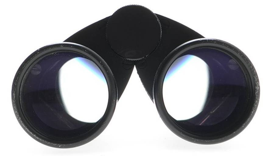 LEICA 7x35 B TRINOVID LEITZ BINOCULARS BLACK CASE STRAPS USED OPTICS 150m/1000