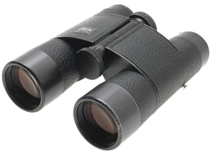 LEICA 7x35 B TRINOVID LEITZ BINOCULARS BLACK CASE STRAPS USED OPTICS 150m/1000