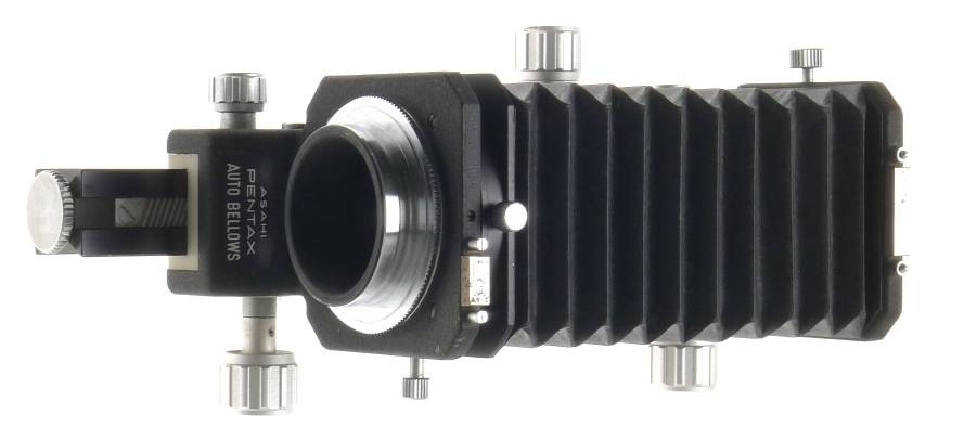 35mm SLR ASAHI PENTAX AUTO BELLOWS SET MINT BOX COMPLETE CLOSE FOCUS MACRO RAIL