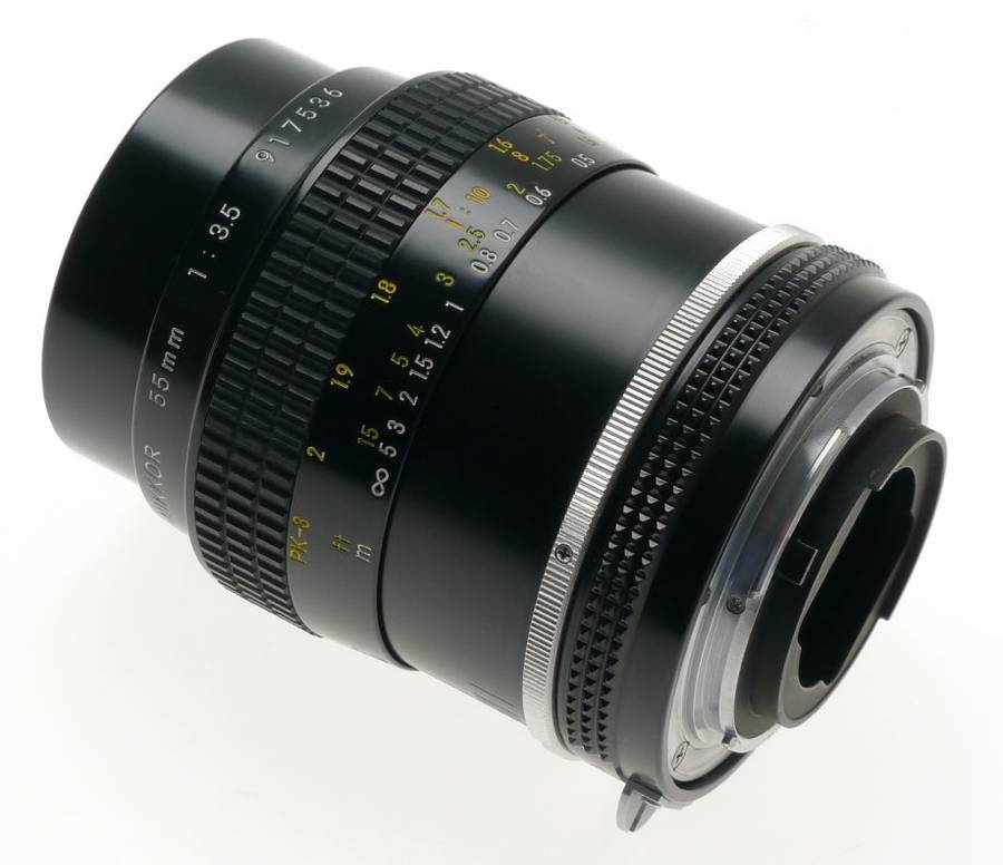 MICRO-NIKKOR 55mm f3.5 Ai SLR CAMERA LENS CAPS FILTER EXCELLENT 1:3.5/55mm CLEAN