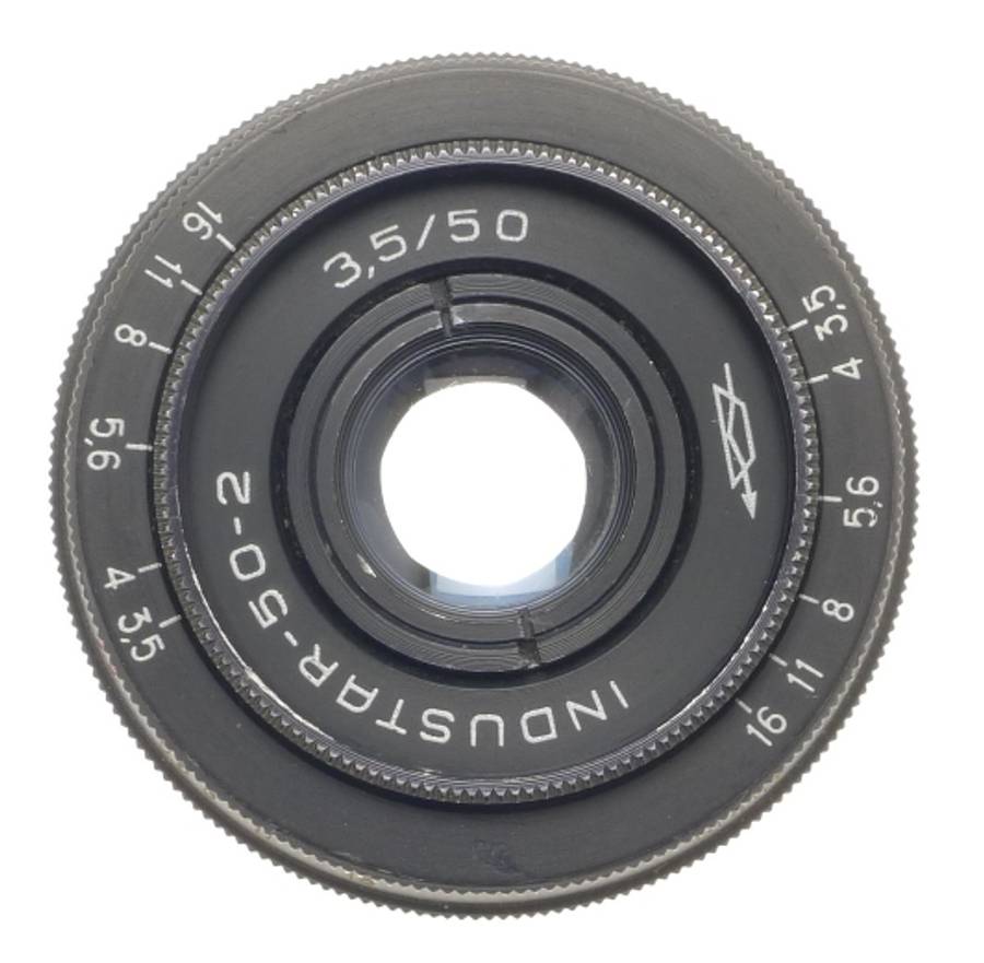 RUSSIAN M42 SCREW MOUNT RANGEFINDER CAMERA 1:3.5/50mm LENS INDUSTAR-50-2 f=50mm