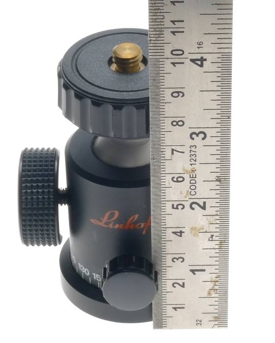 LINHOF UNIVERSAL PROFI CAMERA BLACK ORIGINAL SWIVEL ROTATING BALL HEAD WITH LOCK