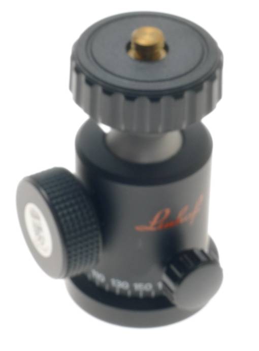 LINHOF UNIVERSAL PROFI CAMERA BLACK ORIGINAL SWIVEL ROTATING BALL HEAD WITH LOCK