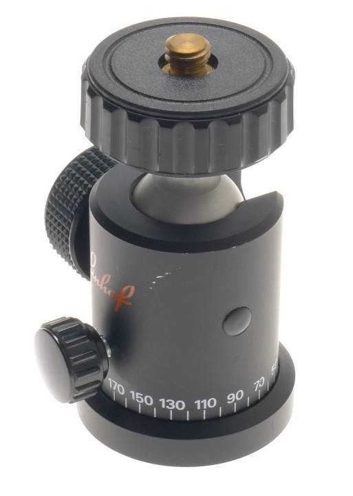 LINHOF UNIVERSAL PROFI CAMERA BLACK ORIGINAL SWIVEL ROTATING BALL HEAD WITH LOCK