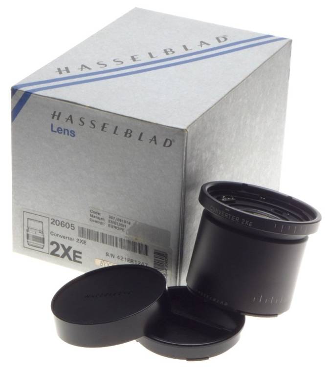 HASSELBLAD 20605 Mint 2x E 2XE Converter for 503cw 203fe 205fcc CFE blue line