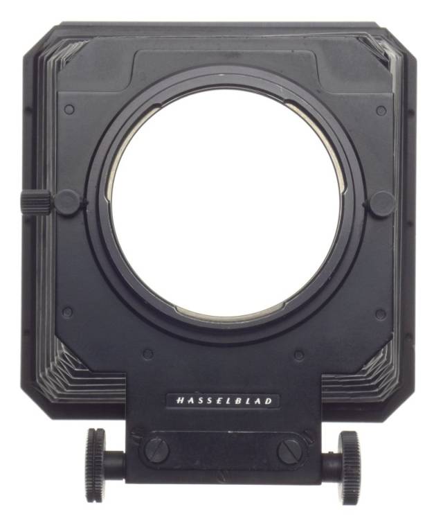 HASSELBLAD bellows compendium lens hood shade on rail with mask clean condition