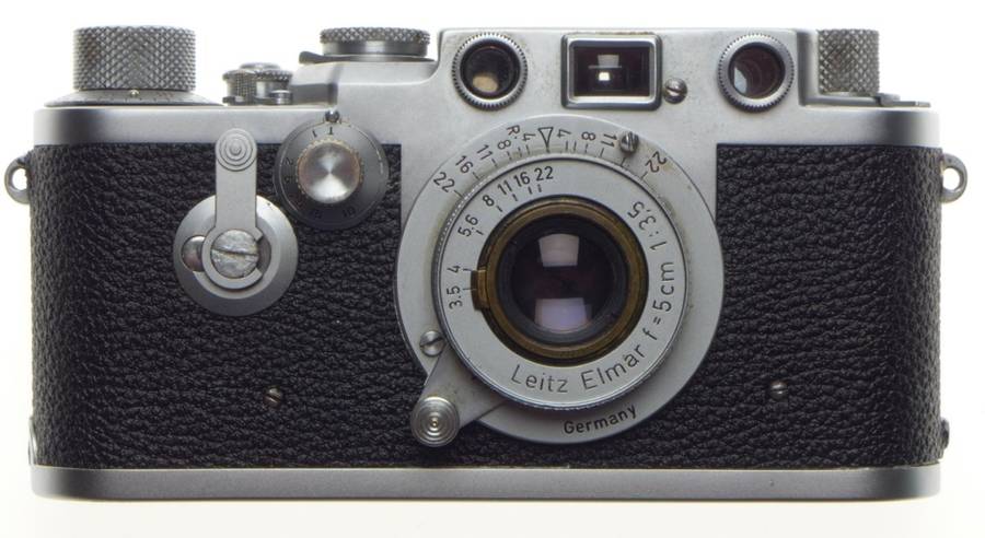 LEICA Just Serviced IIIF self timer red scale 35mm film camera Elmar 1:3.5/50mm