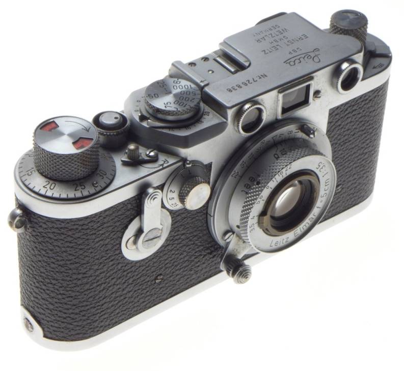 LEICA Just Serviced IIIF self timer red scale 35mm film camera Elmar 1:3.5/50mm