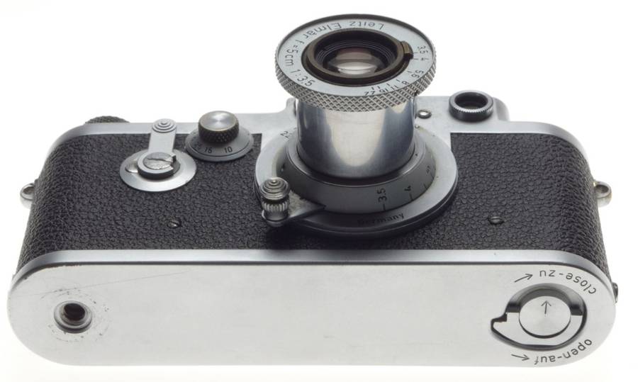LEICA Just Serviced IIIF self timer red scale 35mm film camera Elmar 1:3.5/50mm