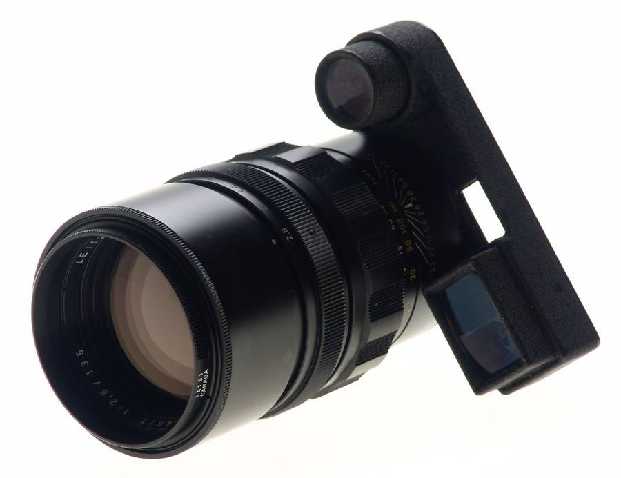 LEICA ELMARIT-M 1:2.8/135mm EYES CAMERA LENS f=135mm BLACK LENS CAPS FITS M3 M9