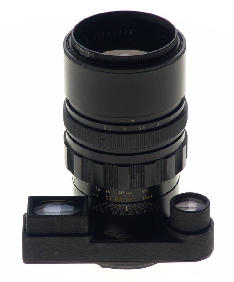 LEICA ELMARIT-M 1:2.8/135mm EYES CAMERA LENS f=135mm BLACK LENS CAPS FITS M3 M9