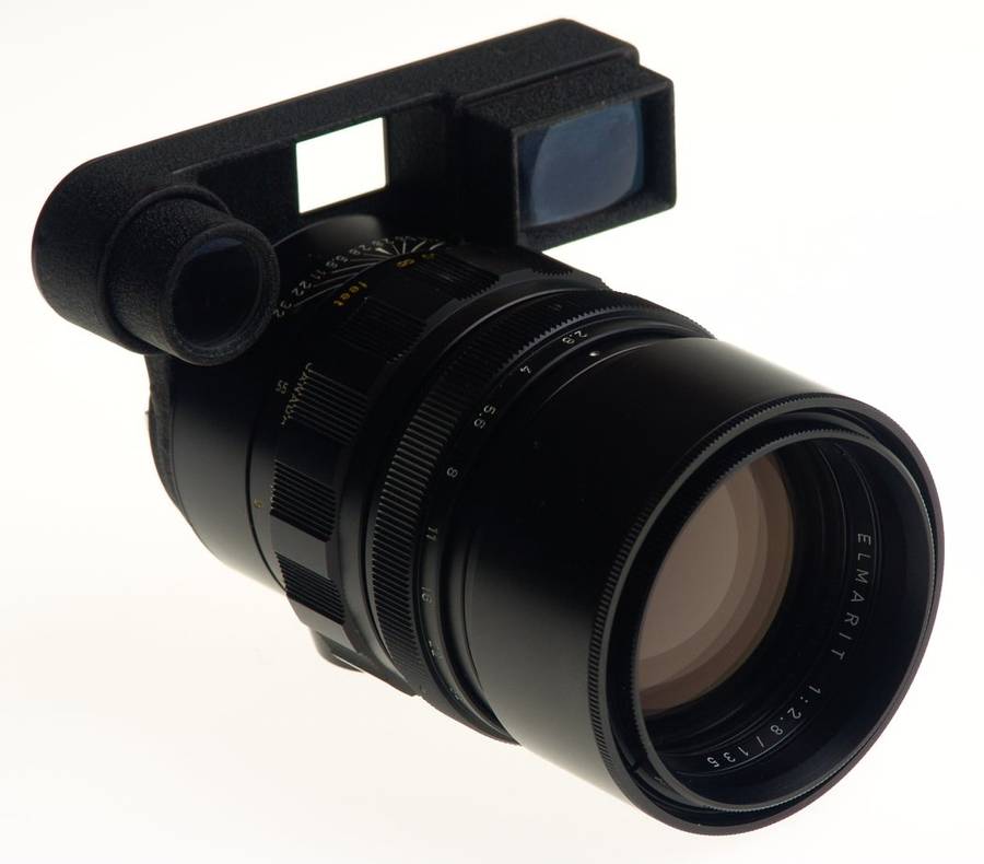 LEICA ELMARIT-M 1:2.8/135mm EYES CAMERA LENS f=135mm BLACK LENS CAPS FITS M3 M9