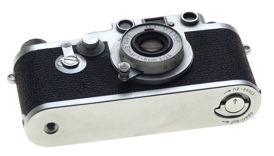LEICA 3F RANGEFINDER MINT IIIF CAMERA CASE ELMAR 3.5/5cm COLLAPSIBLE LENS CLA