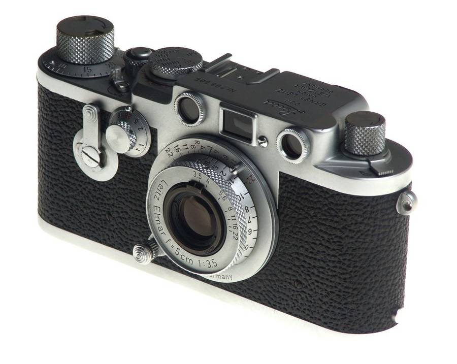 LEICA 3F RANGEFINDER MINT IIIF CAMERA CASE ELMAR 3.5/5cm COLLAPSIBLE LENS CLA