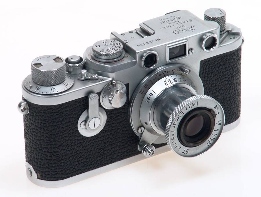 LEICA IIIf CAMERA ELMAR 3.5/5cm 3F RED DIAL SELF TIMER