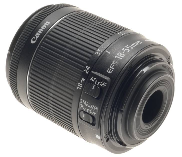 CANON DIGITAL CAMERA LENS ZOOM EF-S 18-55mm 1:3.5-5.6 IS STM NEW MACRO -BOX UVa