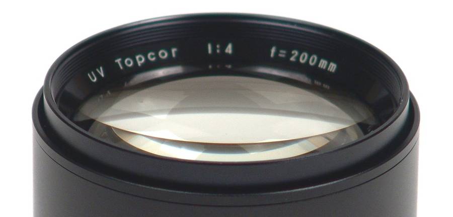 TOPCON UV TOPCOR 1:4/200 TOKYO KOGAKU CAMERA LENS f=200