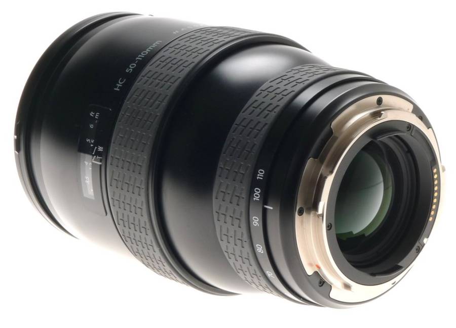 HASSELBLAD HC 1:3.5-4.5/50-110mm CAMERA ZOOM LENS RED FILTER HOOD CAPS CASE MINT