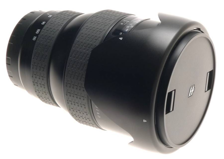 HASSELBLAD HC 1:3.5-4.5/50-110mm CAMERA ZOOM LENS RED FILTER HOOD CAPS CASE MINT
