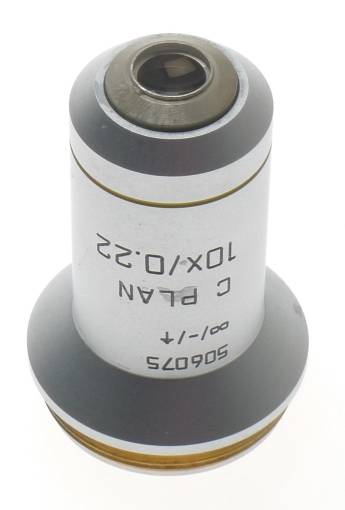 C PLAN 10x/0.22 EXCELLENT OBJECTIVE LENS 506075 LEICA DMLS LABORATORY MICROSCOPE