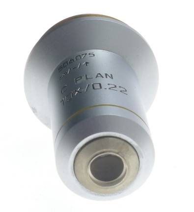 C PLAN 10x/0.22 EXCELLENT OBJECTIVE LENS 506075 LEICA DMLS LABORATORY MICROSCOPE
