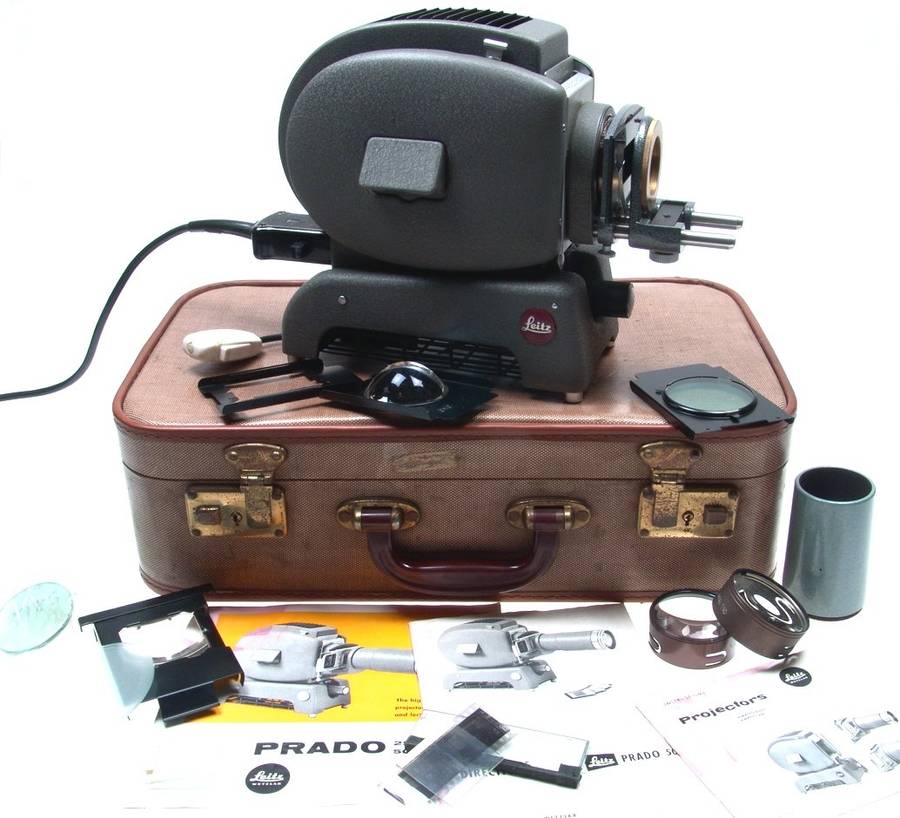 PRADO 500 SLIDE PROJECTOR LEITZ VINTAGE XTRAS MANUAL NR