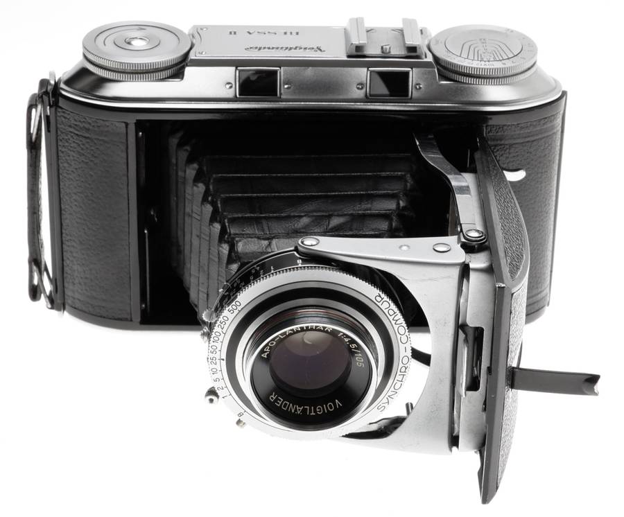 VOIGTLANDER BESSA II APO-LANTHAR 105mm f4.5 RARE CAMERA 4.5/105 CASE HOOD FILTER